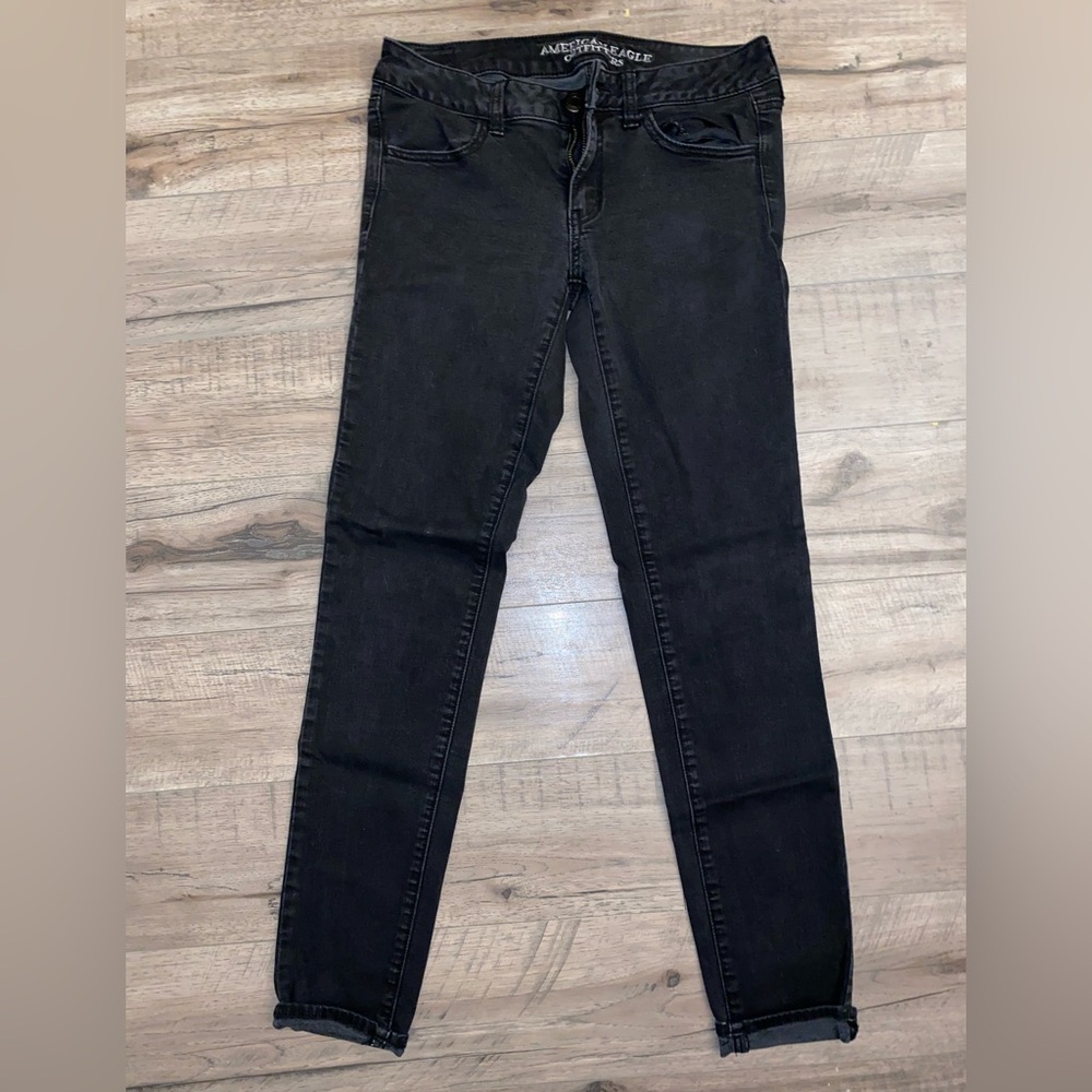 American Eagle Black Skinny Jeans